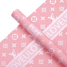 Papel Coreano Floral Wrapping Paper 20 Sheets Waterproof 22.8 Inch Fresh Flower