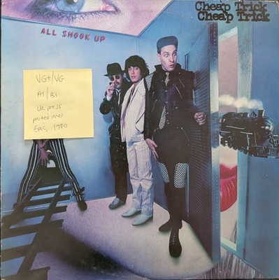Cheap Trick All Shook Up Vinyl Record VG+/VG EPC86124 1980 