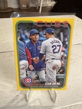 2024 Topps Update Lean On Me Shota Imanaga Suzuki Yellow Cubs #US205