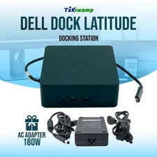 Dell USB-C Thunderbolt Dock Station for Latitude 7420/2-in-1 7480 w/180W Adapter