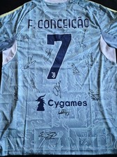 Maglia JUVENTUS 2025/26 AUTOGRAFATA 7 FRANCISCO CONCEIÇÃO +12 ROSA originale 