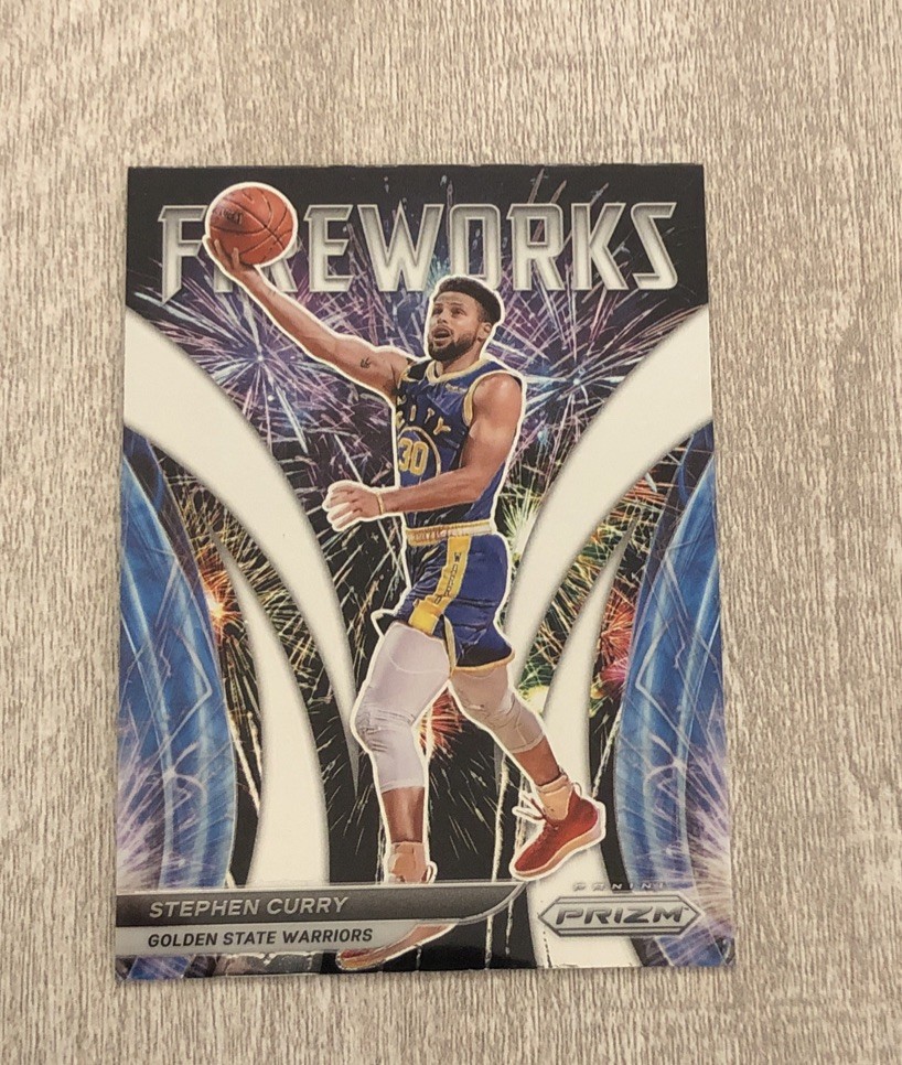 2021-22 Panini Prizm Stephen Curry Warriors 2 Fireworks