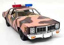 Greenlight 1/18 Dodge Monaco 1978 Hazzard County Camouflage Police Model Car