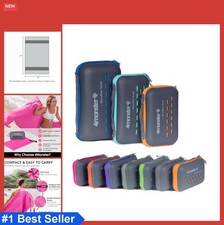 Microfiber Quick Dry Travel Towel with Case Carabiner Compact Lightweight