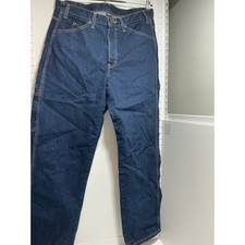 Dickies Relaxed Fit Carpenter Jeans Blue Denim Utility Pants 30x30 NEW