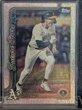 2025 Topps Series 2 Zack Gelof #617 Future Stars - Sand Glitter - Athletics 