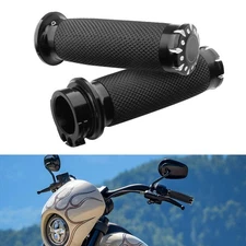 Motorcycle Handlebar 1" Hand Grips For Harley Road King Softail Sportster Dyna