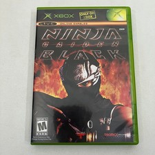 Ninja Gaiden Black Microsoft Xbox 2005 Resurfaced with Damaged Manual in Case