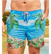 Tommy Bahama RIALTO ARTIST SERIES COASTAL COMFORTS 6" SWIM TRUNKS 110 XL, 2XL
