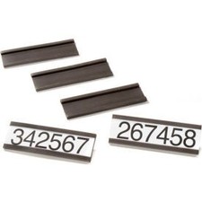 Magnetic Card Holders 3""W X 2""H (25 pcs/pkg)  Inc MC-203 Black 659900203006