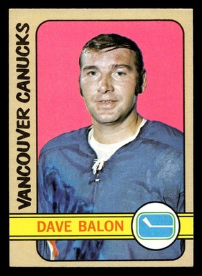 1972-73 Topps #117 Dave Balon Ex-Mint Canucks ID:474688