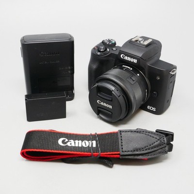 Canon EOS M50 24.1MP EF-M 15-45mm f/3.5-6.3 IS STM Lens Mirrorless Camera -