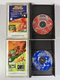 Off-World Interceptor Extreme & Solar Eclipse Sega Saturn Crystal Dynamics LOT