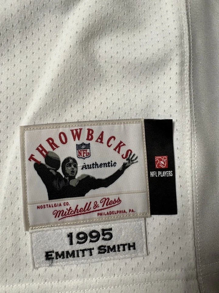 Camiseta MITCHELL & NESS AUTÊNTICA EMMITT SMITH L DALLAS COWBOYS US$ 300 nova com etiquetas - Imagem 4 de 4