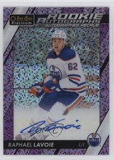 2023-24 O-Pee-Chee Platinum Rookie Violet Pixels 35/99 Raphael Lavoie Auto 1s8v