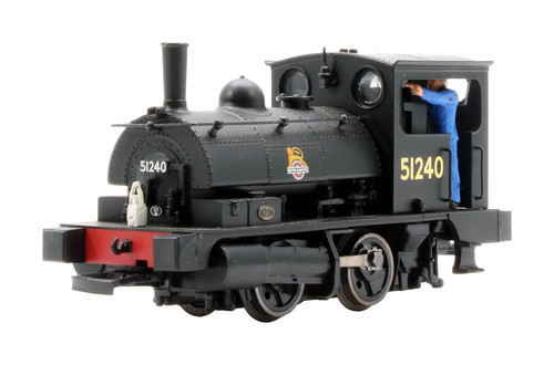 HORNBY "OO GAUGE" R3024 BR SCHWARZ E/CREST 0-4-0. KLASSE 0F MOPS 51240 DAMPFLOK | Condition: Used