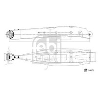 2X Lenker RadaufhäNgung Hinten FüR Subaru BRZ ZC6 2.0 12 Bis 26 Febi EE20Z FB25A