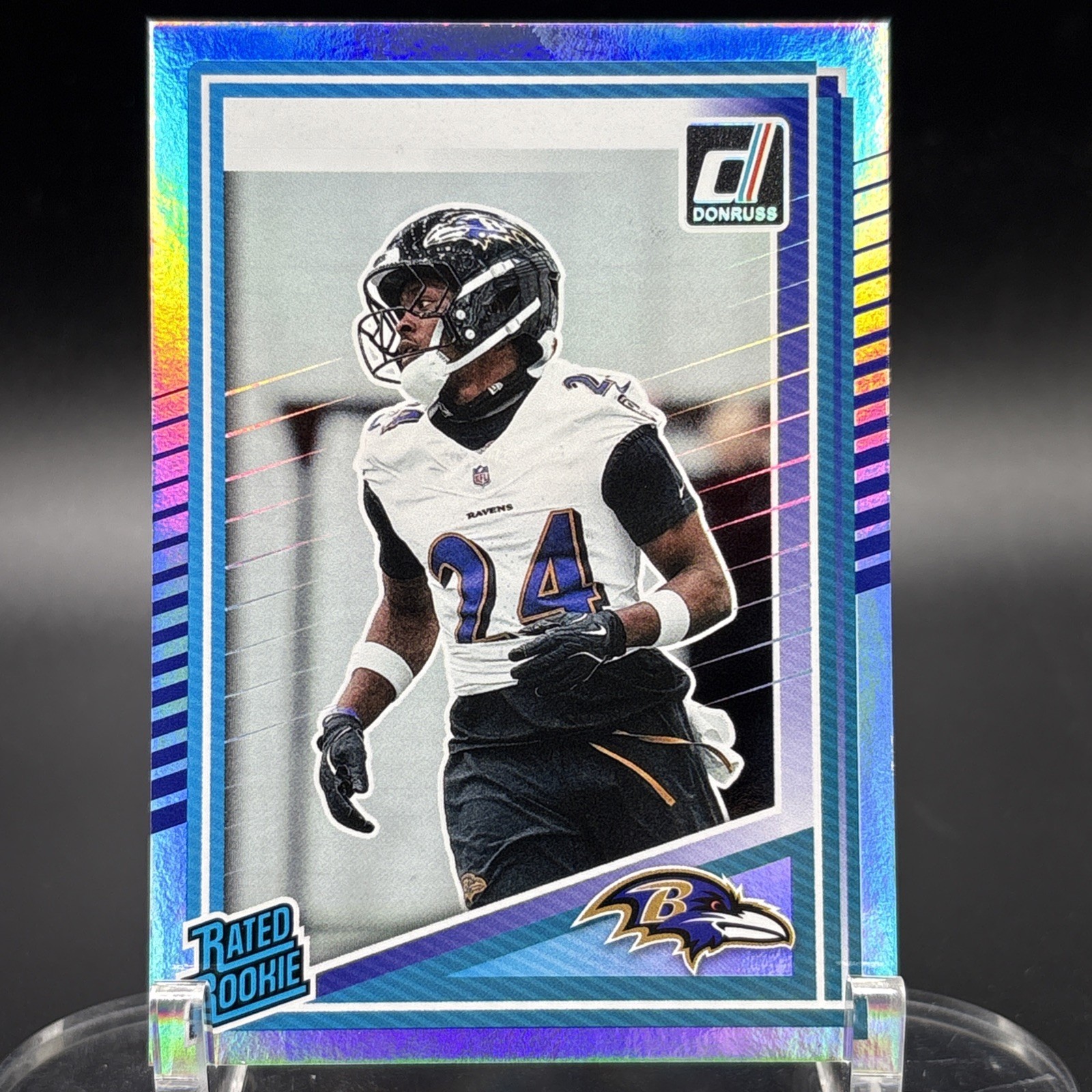 2025 Panini Donruss Malaki Starks Rookie Card No Name #346 Baltimore Ravens