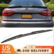 Carbon Fiber Rear Trunk Spoiler Roof Lip Tail Wing For 12-22 Volkswagen Passat