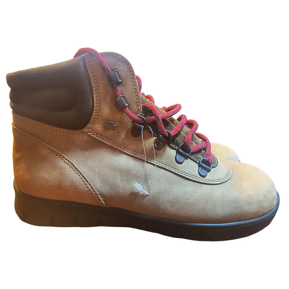 Finn Comfort Gomera Lux Brown Nubuck Leather Hiking Ankle Boots Women's Size 8.5 - Image 2 of 4