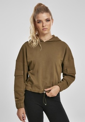 Ladies Short Worker Hoody Kapuzenpuli Damen | Urban Classics | TB3625