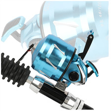 Compound Bow Fishing Reel 7 Bearing 120yds Bowfishing CNC Cover Hunting Shooting