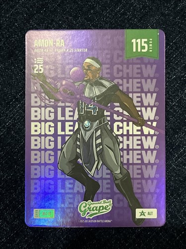2025 Bo Jackson Battle Arena Amon-Ra St Brown Big League Chew Grape Alt #BLC-15