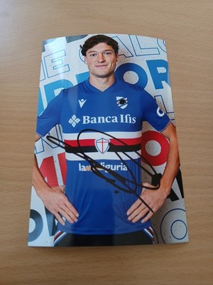 Signiertes Foto Sam Lammers Sampdoria Genua NEU