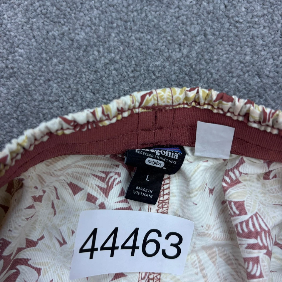 Pantalones Cortos Patagonia Adulto Grande Marrón 5" Entrepierna Bolsos Bañador Floral Hombres Foto 4 de 4