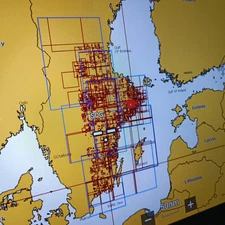 Navionics MicroSD Card Marine Charts Sweden South Simrad Raymarine