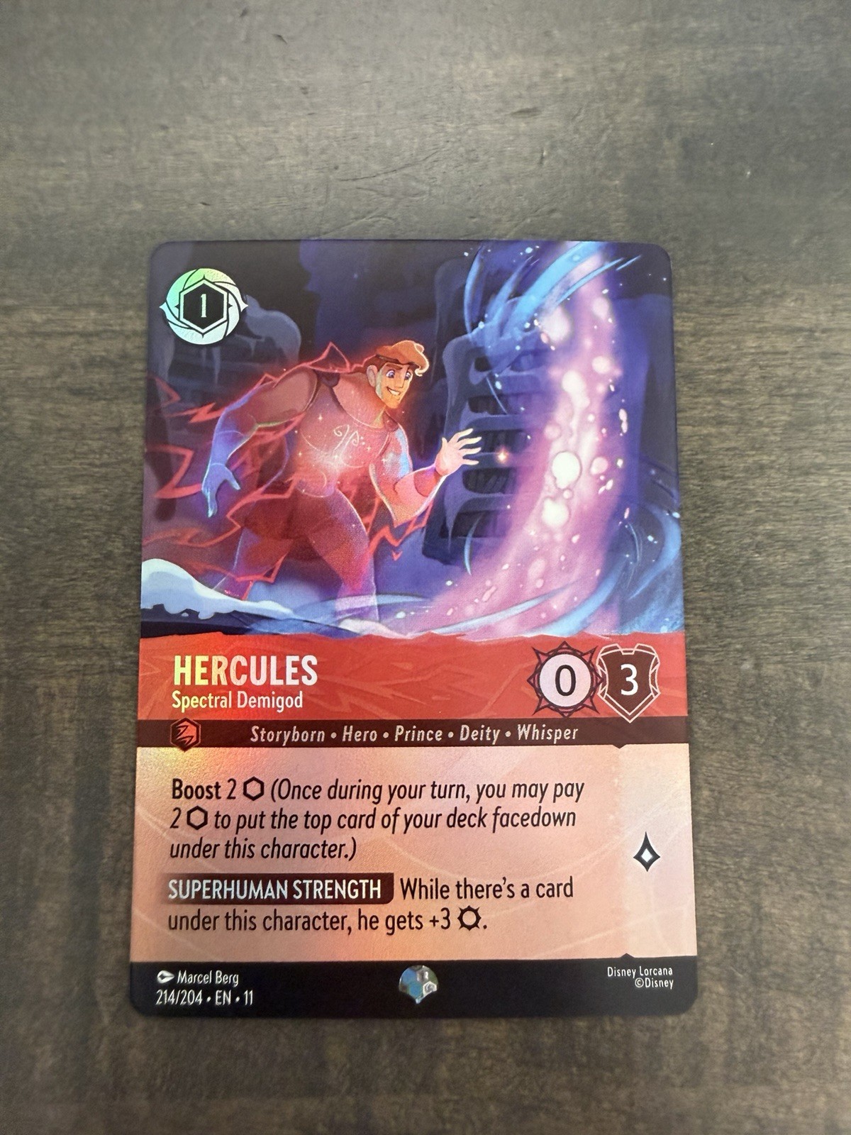 Hercules - Spectral Demigod (Epic) 214/204 Winterspell Holo