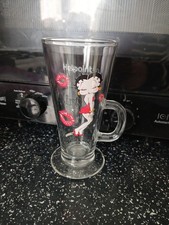 Betty Boop Latte Glass Mug