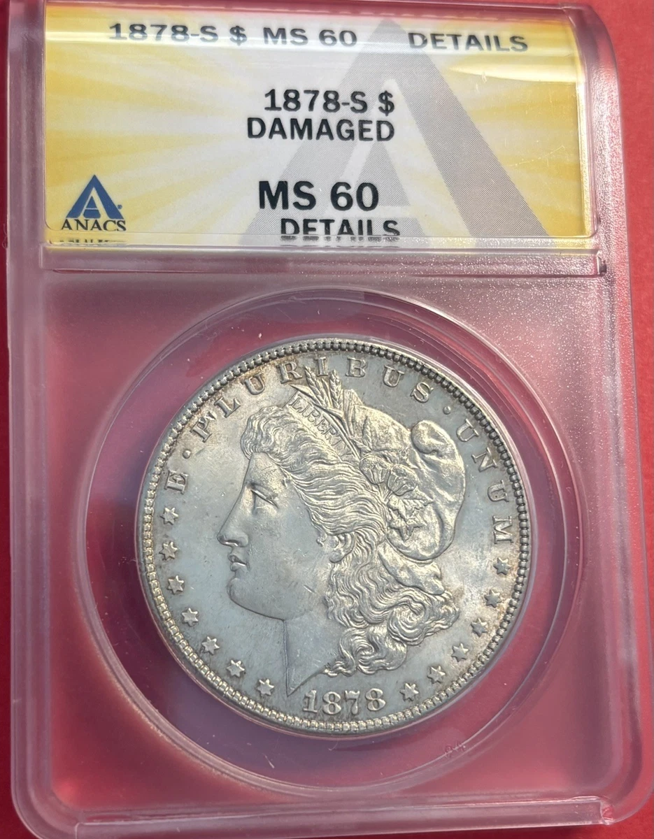 MS 60 Graded 1878 Year Morgan US Dollars (1878-1921) for sale | eBay