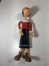 Product Image: Vintage 1993 Olive Oyl Bendy  Poseable Figure - Heroine from Popeye Cartoon 7"