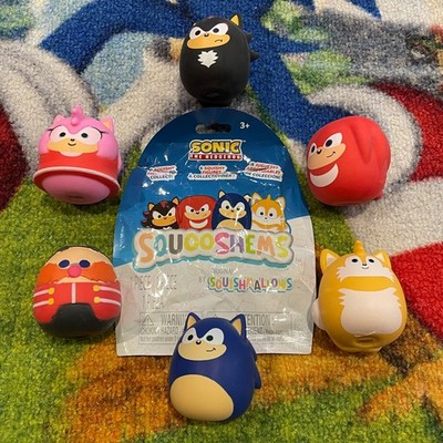 Sonic The Hedgehog Squishmallows Squooshems Squishy Figure 2'' Jazwares YOU PICK