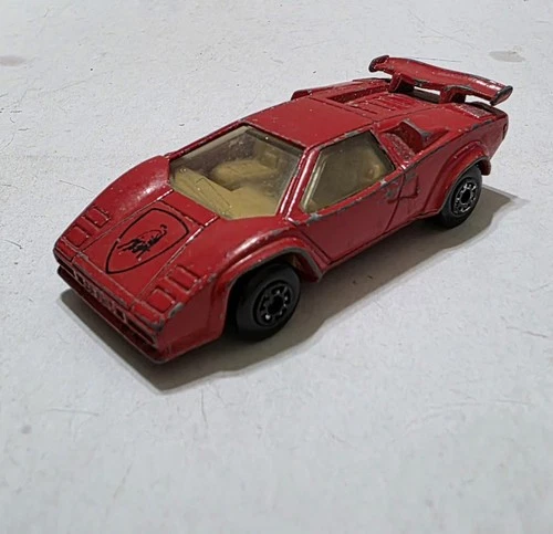 VTG 1985 Matchbox Lamborghini Countach LP500S Diecast Made In Macau 1:64 Red