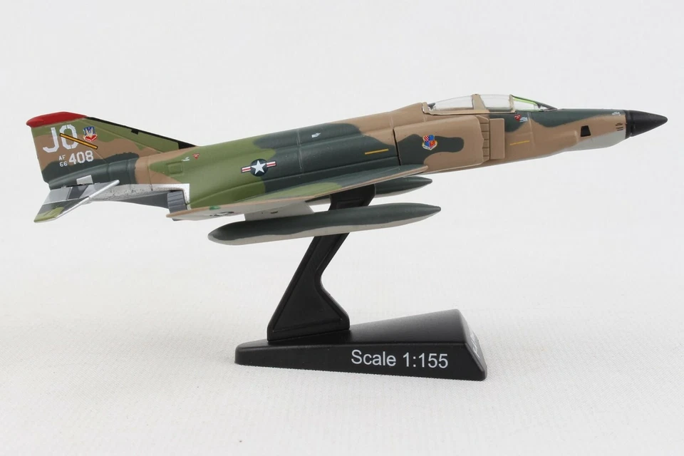 F-4 Phantom II - SE Asia Camo - 363rd TRW USAF -1/155 Scale Diecast Model - Image 3 of 4