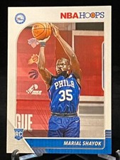 2019-20 NBA Hoops Rookie Card #252 Marial Shayok Philadelphia 76ers