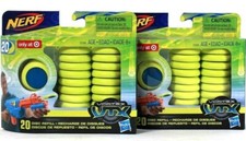 Nerf Vortex VTX 40 Disc Refill 2 Packs of 20