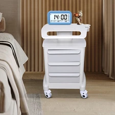 Mobile Beauty Spa Salon Medical Trolley Cart with Drawers Portable Tool Cart New
