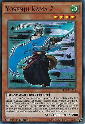 YU-GI-OH CARD: YOSENJU KAMA 2 - SP17-EN005 - 1st EDITION