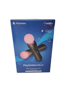 Official Sony PlayStation Move Motion Controller [ 2 Pack ] (PS4 / PSVR) NEW !!!