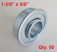  50 PCS FLANGE BEARINGS 1-3/8" OD x 5/8" ID, GARDEN EQUIPMENT,LAWNMOWERS, CARTS