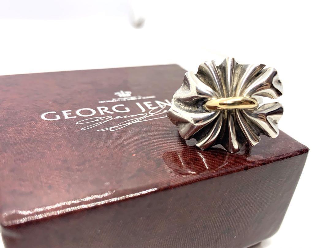 Georg Jensen 400 Ring US6.5 SV925 Silver Yellow Gold K18 Georg Jensen 400 Ring US6.5 SV925 Silver Yellow Gold K18