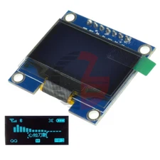 1.3 inch OLED Display Screen LCD Module 128x64 SH1106 SPI/I2C 7Pin 2.54mm Blue