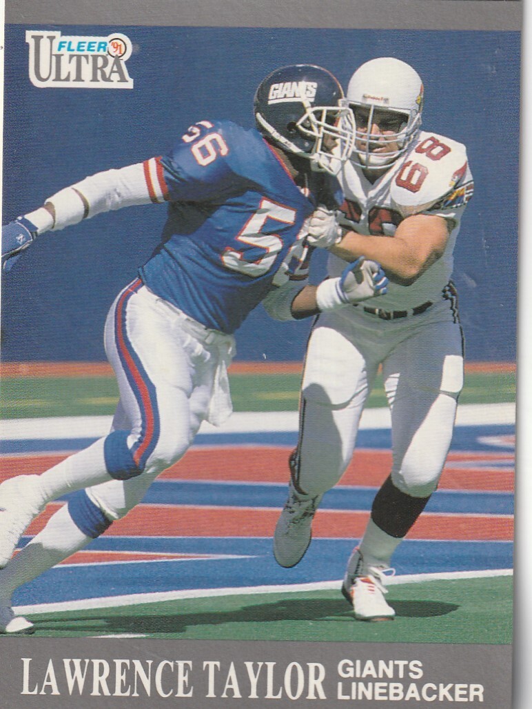 FREE SHIPPING-MINT-1991 Fleer Ultra Lawrence Taylor #224 GIANTS