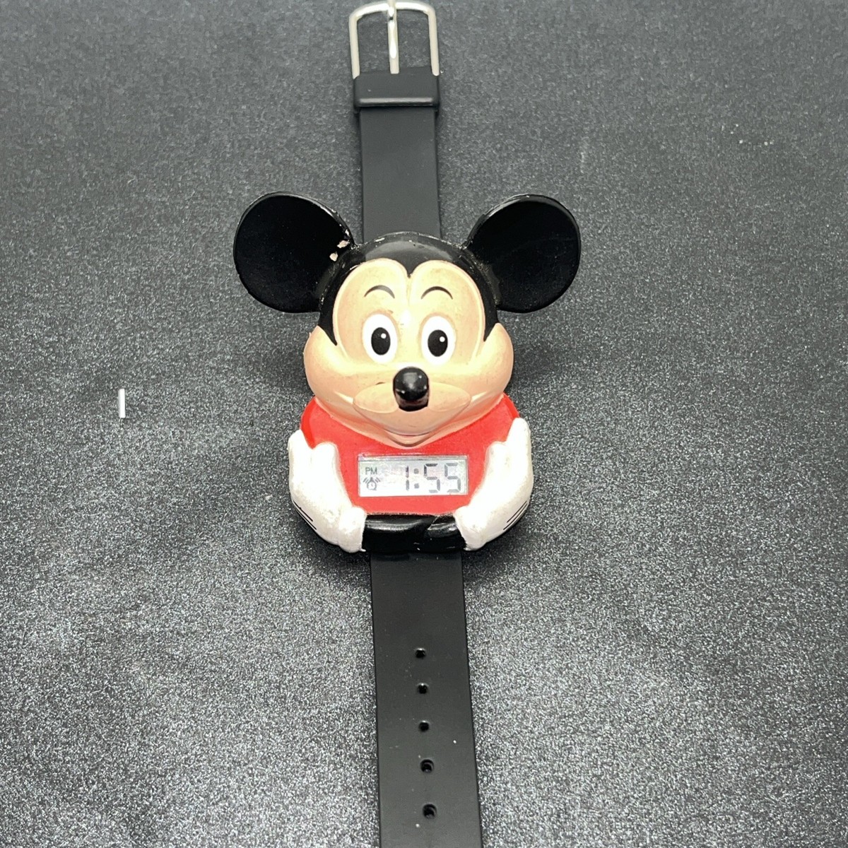 Vintage 1990 Mickey Mouse Talking Time Watch. In Very Good Working