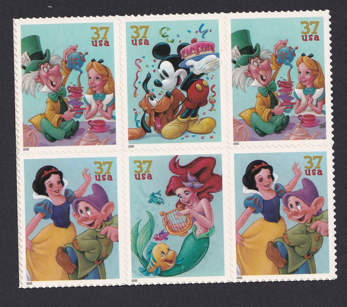 Scott #3915a Disney Celebration Block of 6 Stamps - MNH | eBay