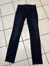 J BRAND Dark Midnight Blue Mid Rise SKINNY LEG Jeans in ELEMENTAL Sz 24