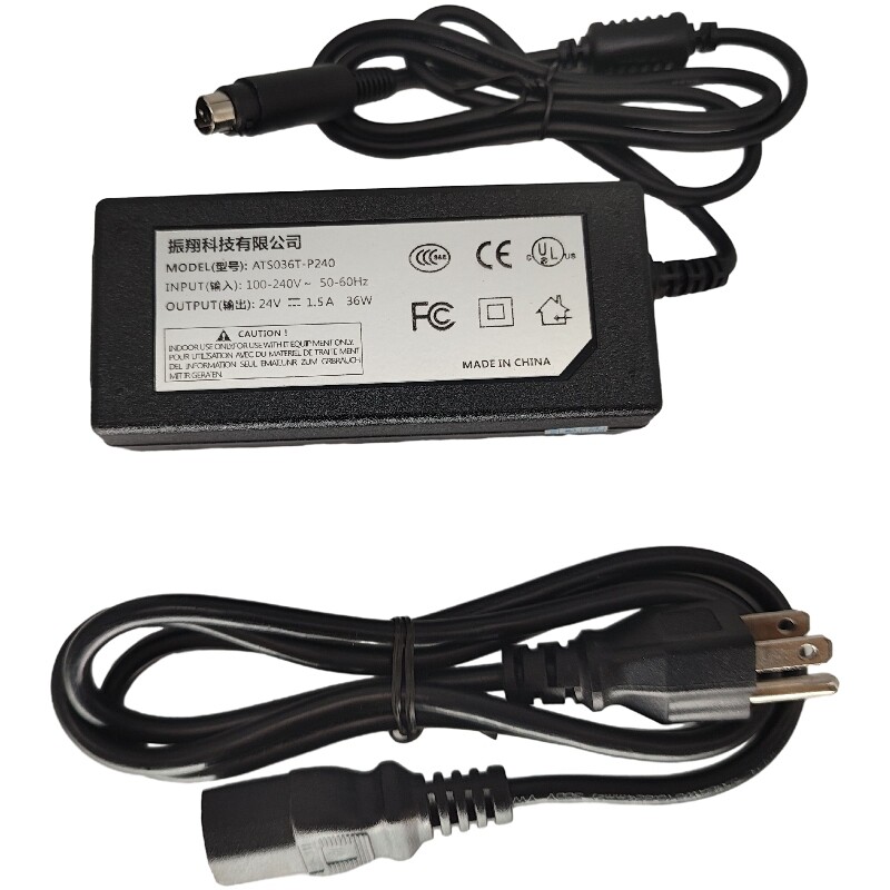 5-PIN Replacement AC Adapter for CONDOR ATS036T-P240 Power Supply Charger 24V